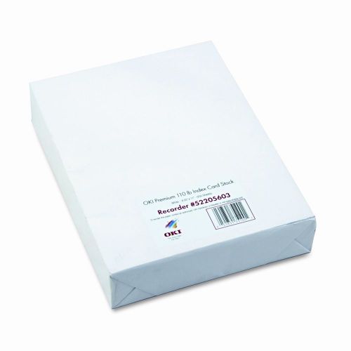 OKI Premium Card Stock, 250 Sheets/Box