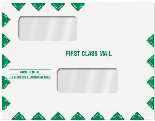 10 x 13 tax return envelopes double window peel &amp; close env201ps for sale