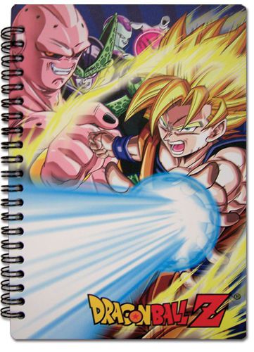 SS Goku Vs. Villains Dragon Ball Z Notebook anime paper pad ~8x5.5x0.25 inches