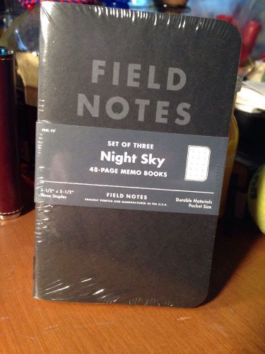 Field Notes Night Sky Edition - Sealed 3-Pack (No reserve)