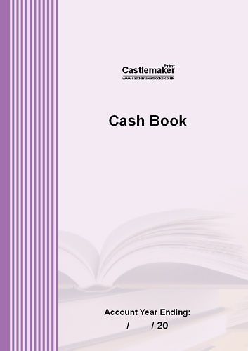 Pack of 10 - A4 Cash Book - 32 Pages - Castlemaker C021