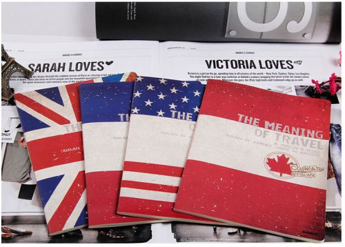 National Flag Series Notepad Notebook Stationery Memo Book HQS-G103925