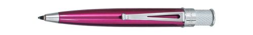 Retro 51 Elite Pink Chrome Trim Twist Ball Point Pen