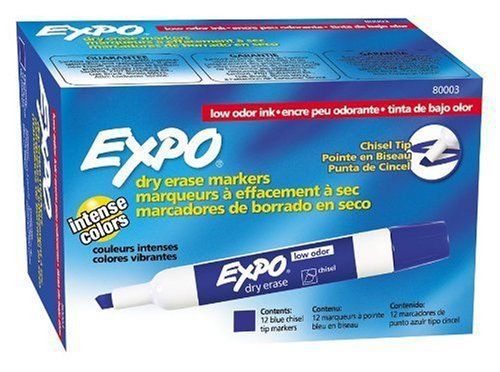 Expo Dry Erase Chisel Point Markers - Chisel Marker Point Style - (san80003)