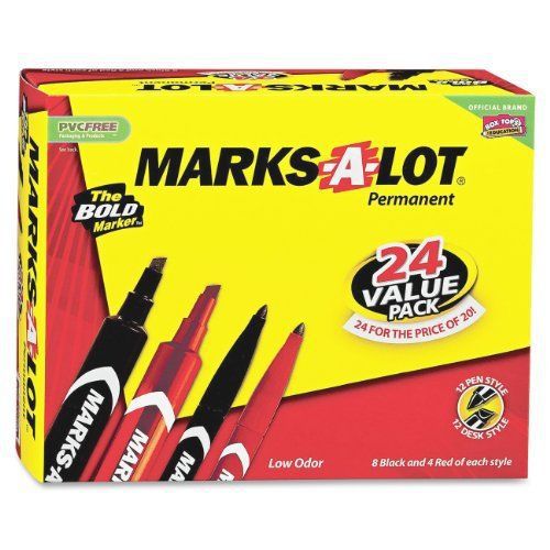 Avery Marks-a-lot Desk-style Permanent Marker - Chisel Marker Point (ave98087)