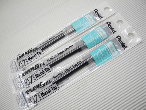 12 Pentel Ener Gel LRN7 0.7mm roller ball pen only refill Light BLUE(Made Japan