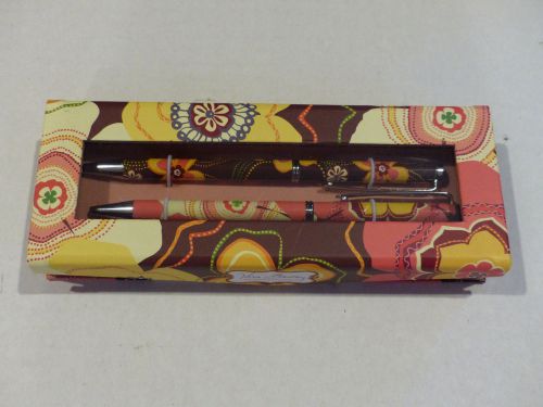 VERA BRADLEY Pen Pencil Set Boxed Butter Cup Pen Mechanical Pencil Gift College