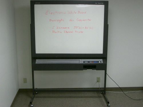 5-screen 62 inch electronic white board; burroghs dex copywriter for sale