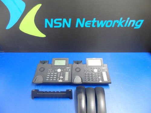 Lot 2x SNOM 370 360 SIP VoiP Blue  Display Phone FOR PARTS OR REPAIR
