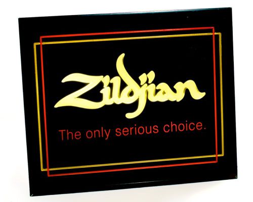 Zildjian Logo Lamp - Works! - USED - Free Shipping!