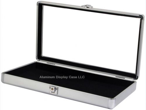 14 x 8 Aluminum Display Case with Black Velvet Liner