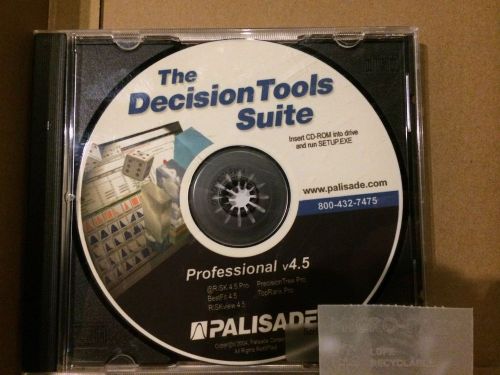 Palisade The Decision Tools Suite [Risk and Decision Analysis Toolkit]