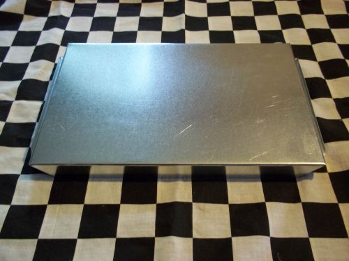 3 NEW- 8 X 12 INCH HVAC DUCT WORK END CAP GALVANIZED SHEET METAL BUILDING SUPPLY
