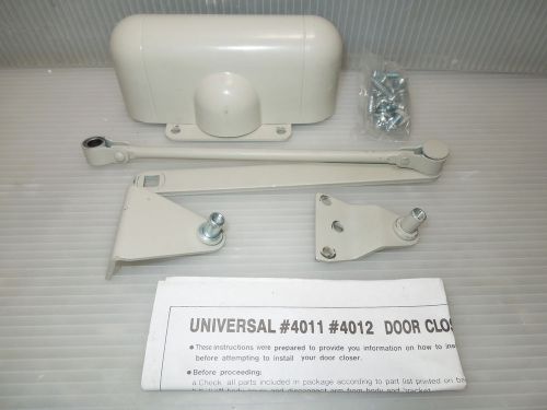 Universal hardware light duty aluminum residential hold-open door closer 4011 for sale