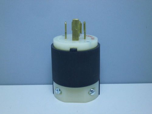 Hubbell 2431 Turn-Twist-Lock Locking Plug 20A 480-Volt 3P 3-Phase 4-Wire L16-20P