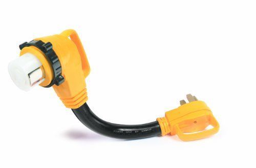 Camco 55562 18&#034; 50 amp standard male / 50 amp 90 degree locking female powergrip for sale