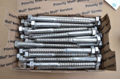 1/2&#034;  x 6&#034; Stainless Steel Lag-bolts--36 pieces