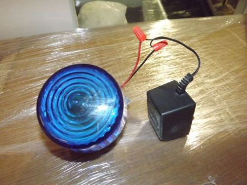 Seco-larm sl-126 blue strobe light with ac adaptor for sale
