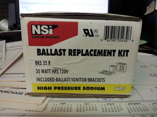 NSI NEW IN BOX BKS-35-R 35 WATT HPS 120 VOLT BALLAST