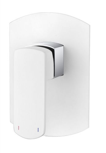 Cee jay high quality exclusive range bath &amp; shower wall mixer - white for sale