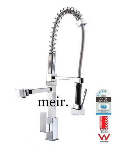WELS Luxury Cube-Design Square Multi-Function Kitchen Mixer Spray Pullout Tap
