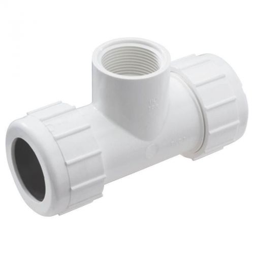 Pvc compress tee 3/4ips thread nds inc pvc compression fittings cpt-0750-t for sale
