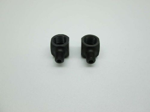 Lot 2 new b-3741 elbow pipe adapter 1/16inx1/8in npt 90 deg d389233 for sale