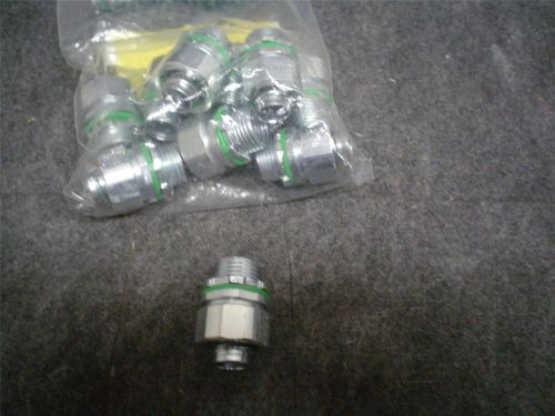 10 ct lot 1/2&#034; inline fitting liquid tight for pex pipe believe hubbell
