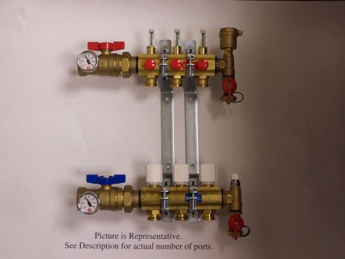 New Zurn preassembled radiant heat manifold 3-port