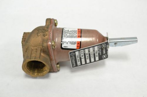 New itt 790-30 brass threaded 30psi 3/4 in npt relief valve b245149 for sale