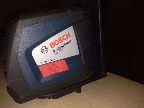 Bosch gll 2-45 self leveling crossline laser for sale