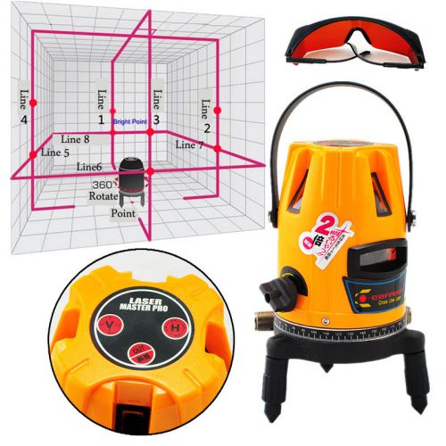 Automatic self leveling 5 line 1 point 4v1h laser level for sale