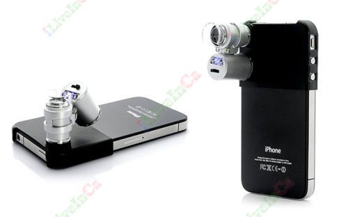 Portable Optical Zoom 60X Magnify Optical Microscope Camera Len