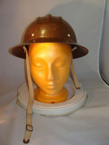 Hard Boiled Safety Hat Iron worker hard hat adjustable made in USA Brown