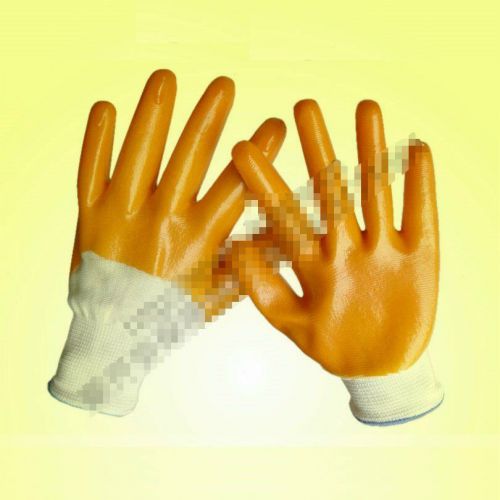 12 Pairs Unisex Nylon Practical Durability Protective Work Glove Gloves LYRC0011