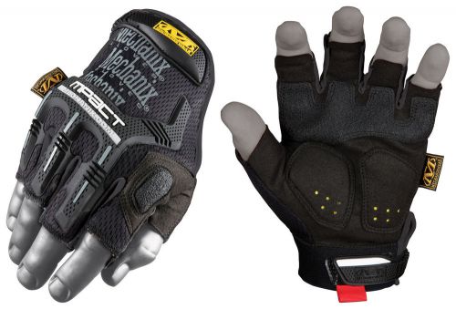Mechanix m-pact fingerless glove black, mechanix fingerless med/large size for sale