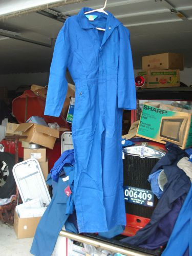 Nomex jump suit, medium blue, new, small short, (36s), non-insulated, heavy duty for sale