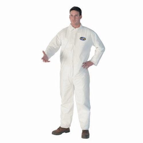 Kimberly-clark professional* kleenguard a40 coveralls, white, large (kcc 44303) for sale
