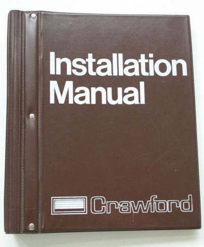 Vintage Crawford Installation Manual SLA SLB SLC SHA SHB SHC SLA/DTLH SLB/DTLH