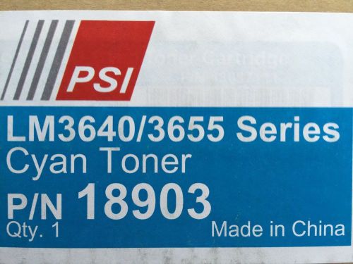 PSI Cyan Toner Cartridge LM3640/3655 Digital Envelope Press 18903