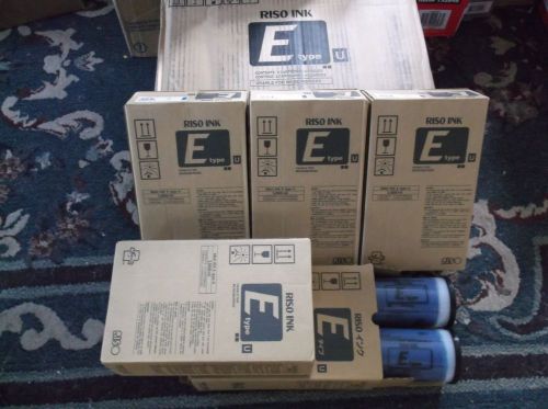 10 S4257 P/N S7196 GENUINE Riso BLUE INK EZ390 EZ590 MZ790 MZ1090 RZ390 RZ990