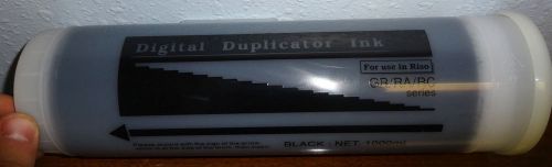 BLACK Duplicator Ink for Riso GR1700 GR1750 GR2700 GR2710 GR2750 GR3750 RA RC