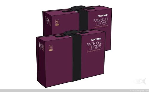 Pantone Fashion + Home Swatch Case FFC206 TCX 2100 Colors On Cotton NEW