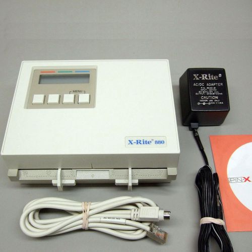 X-rite 880 color photographic densitometer excellent condition 110-220v 50/60hz for sale