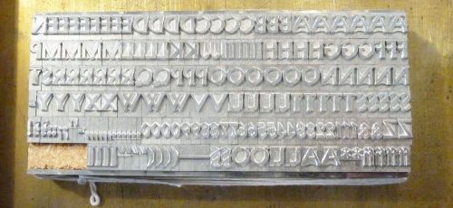 New Letterpress Type - 28D on 30pt. Uhlen Rundgotisch caps