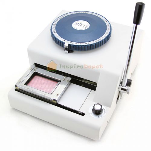 70-character pvc card embosser stamping machine credit id vip magnetic embossing for sale