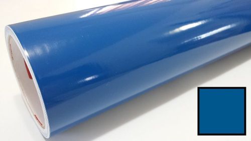 Gentian blue vinyl wrap graphics sticker decal sheet overlay craft &amp; cut 24&#034; for sale