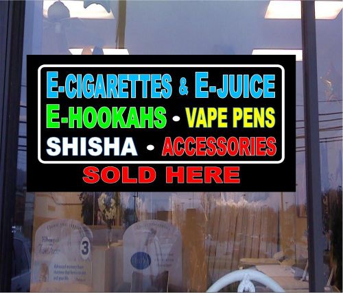 20&#034;x36&#034; LED Light Up Sign - E Cigarettes - E Juice -Vapor Pens - Hookah -Shisha