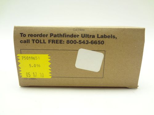 Monarch Pathfinder Ultra Actual Size White Label 75019651 For 6057 6039 Printers