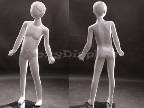 Child fiberglass abstract mannequin dress form display #mz-tom7 for sale